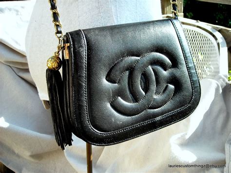 chanel bag 80s tassel|vintage Chanel handbags.